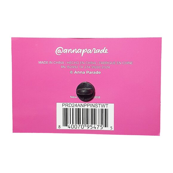 🌈 He/Him Pronoun Enamel Pin – LGBTQ+ Pride Pin by @annaparade 🏳️‍🌈 - Picture 2 of 3